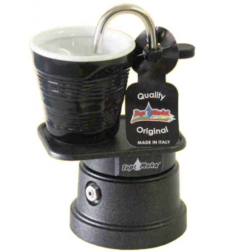 Cafetière Top Moka Mini 1 tasse Noir